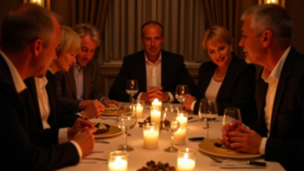 Adults enjoying an interactive mafia game evening at Kynarethital Ltd