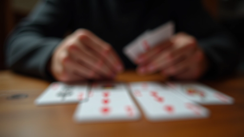 Close-up of hands holding mafia game cards with different role assignments visible