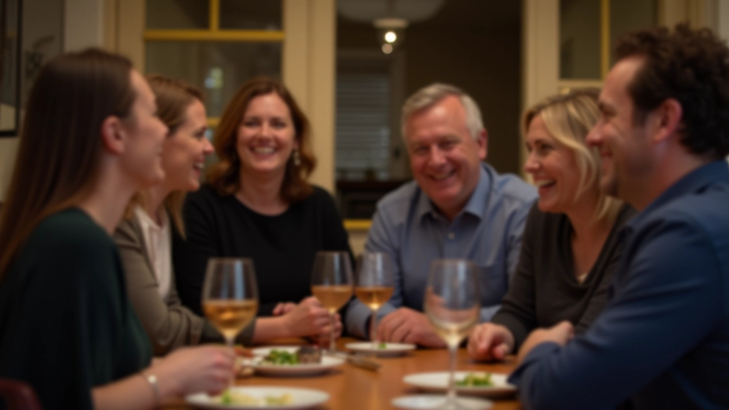 Diverse group of adults enjoying social game night with genuine smiles and engagement